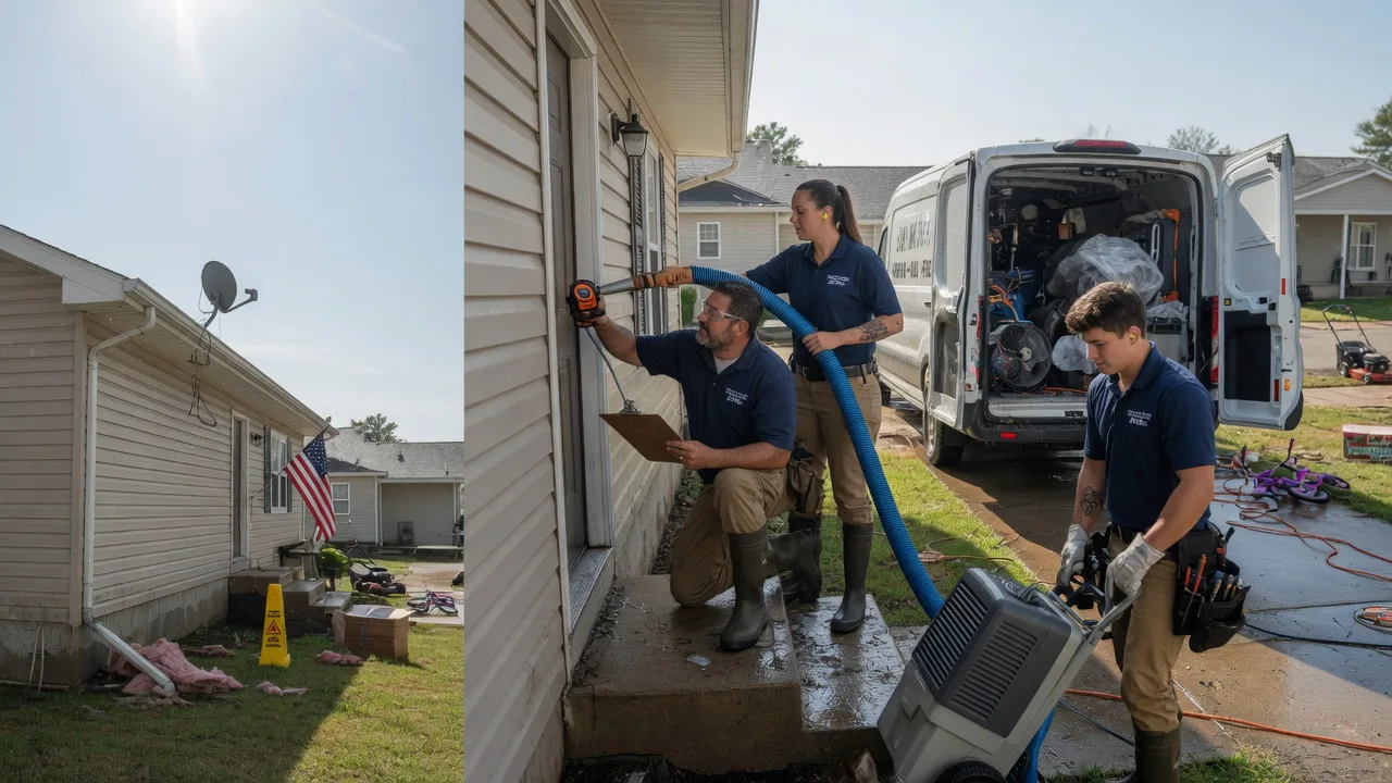 Ceiling Water Damage Restoration in Baskerville, VA near me